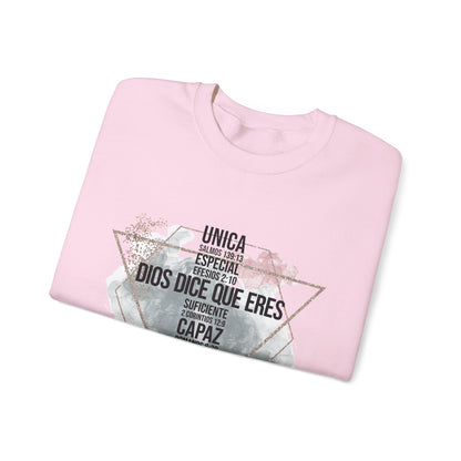 Sudadera "Dios Dice Que Eres"